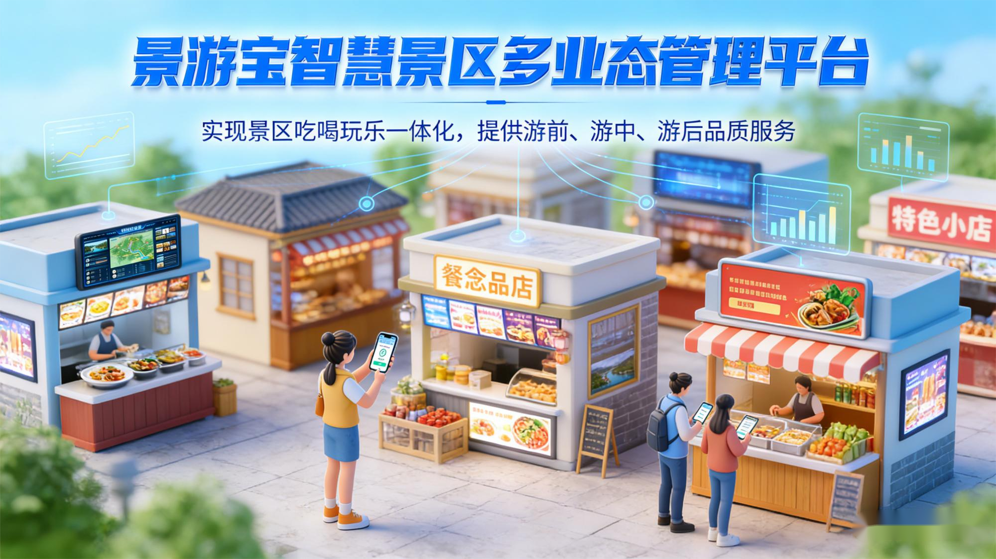 景游宝智慧景区多业态双中台系统：重构景区运营新生态