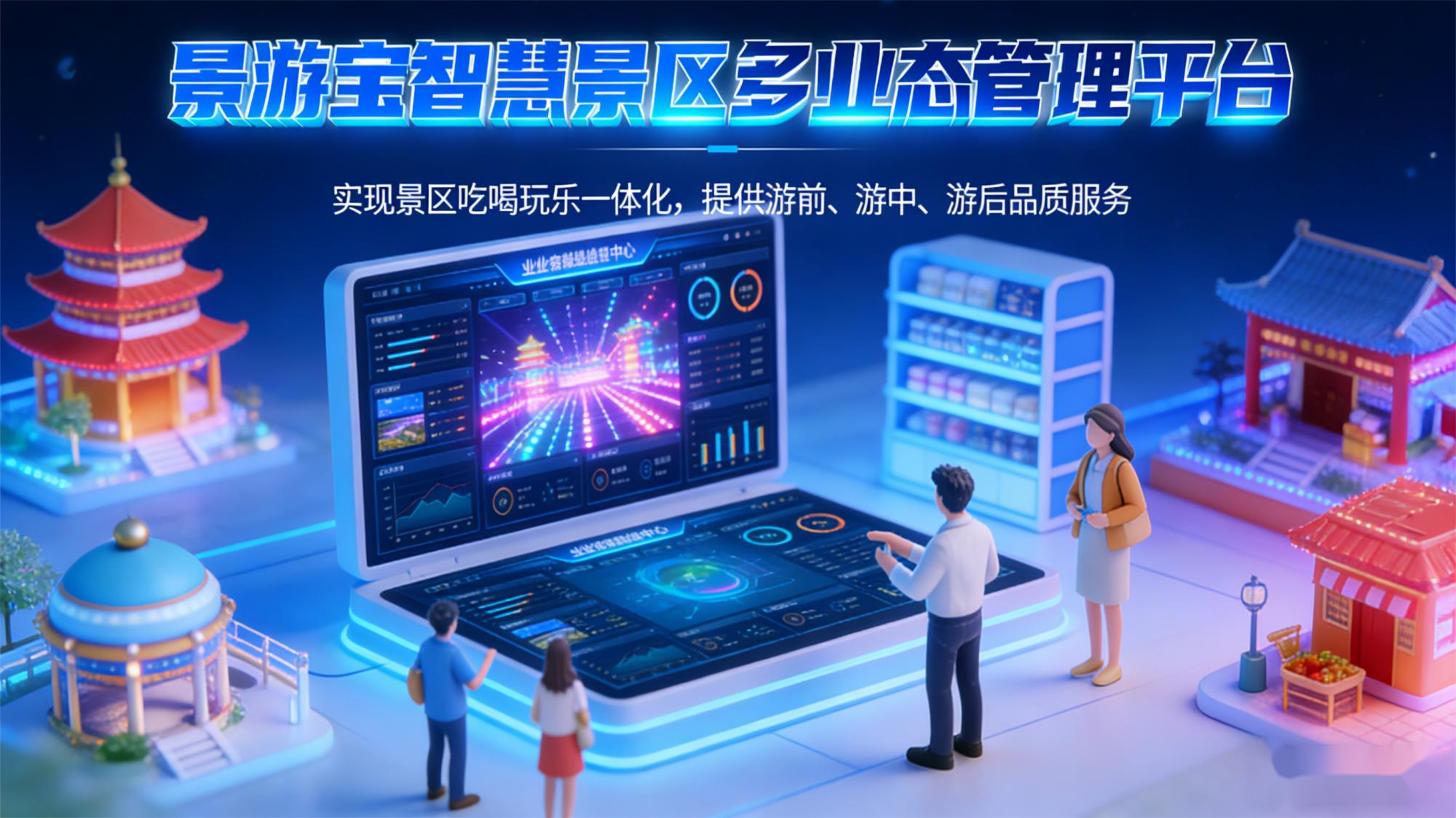 景游宝智慧景区多业态管理系统——全链路赋能景区数字化运营
