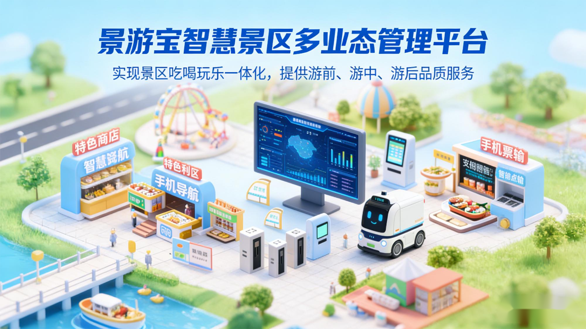 景游宝智慧景区多业态管理系统:一站式赋能景区数字化运营