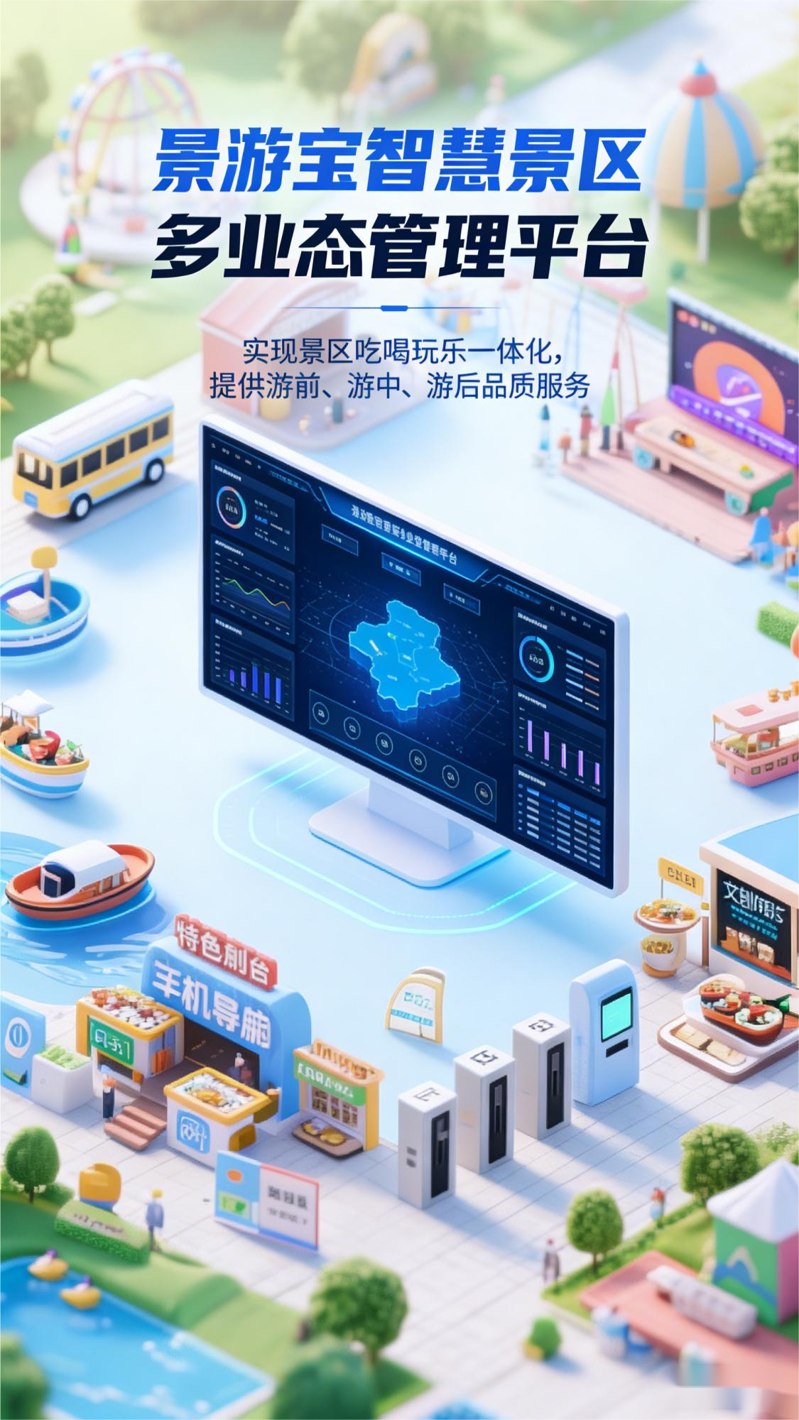 景游宝智慧景区多业态收银管理系统——多业态整合+高效营收的智慧解决方案