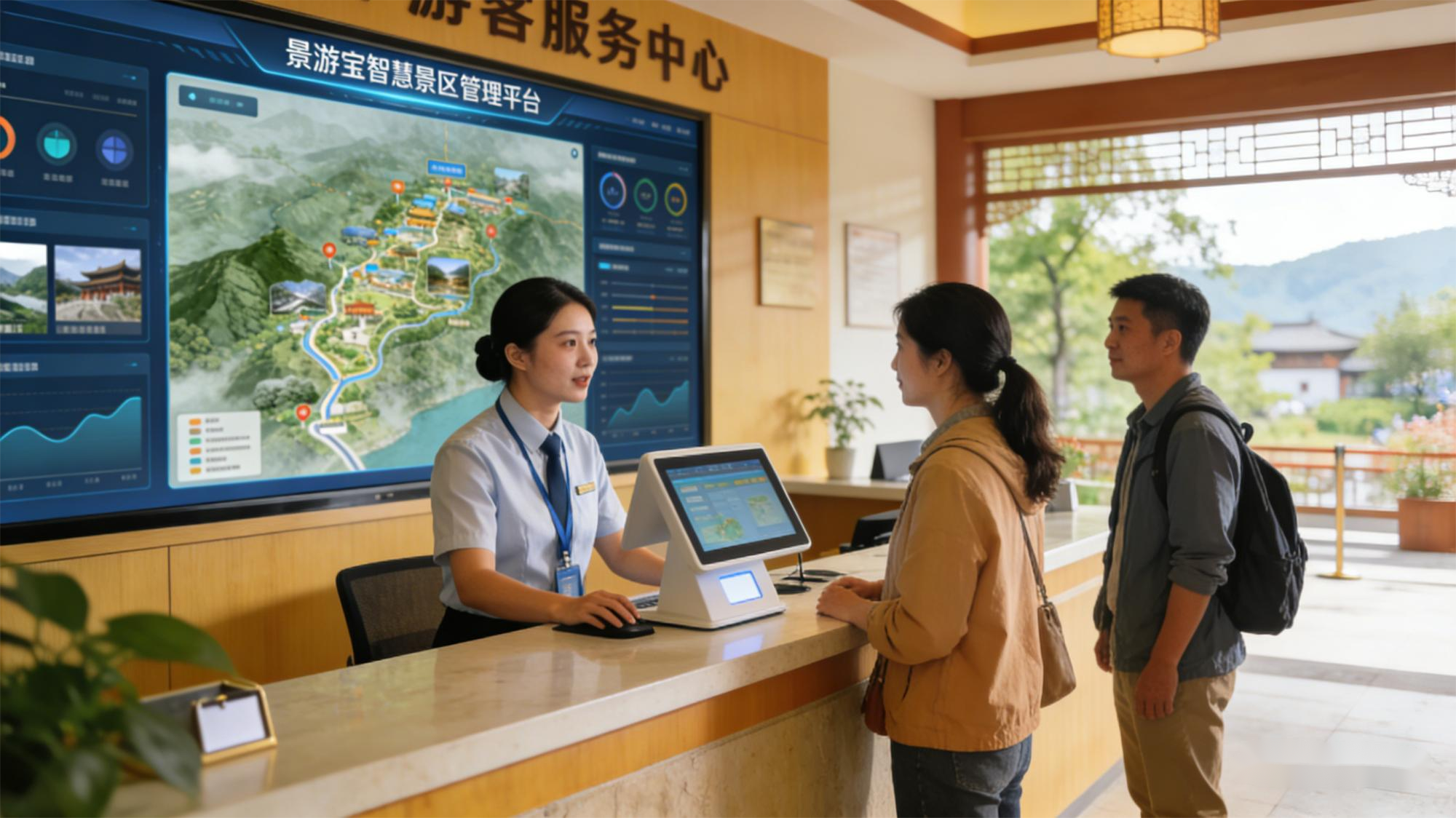 景游宝智慧景区多业态双中台系统：重构景区运营与游客体验
