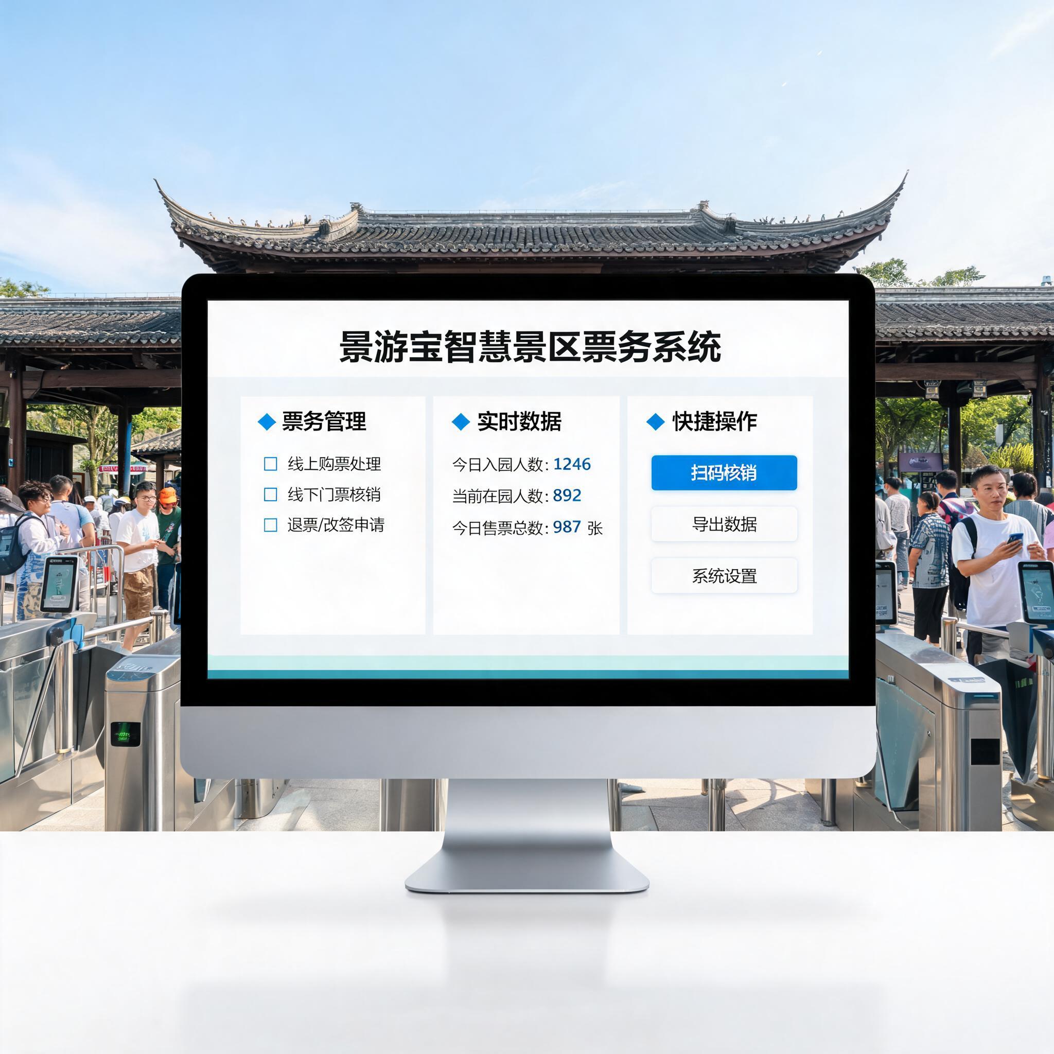 景游宝智慧景区票务系统：智慧景区数字化运营的核心解决方案